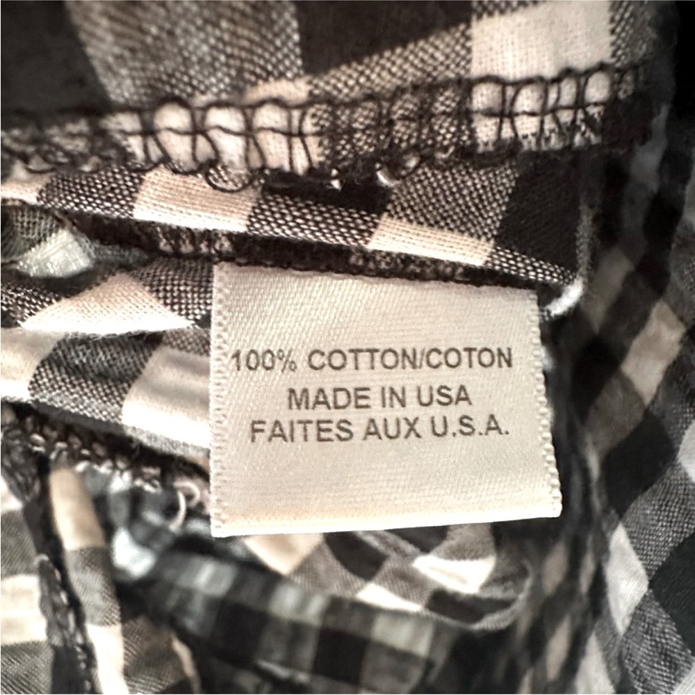 Misa Los Angeles Kayin Skort gingham black and white size S - Picture 5 of 8